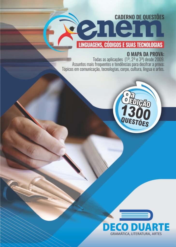 Livro de Questões do ENEM Deco Duarte 2024 1200 questões separadas por assunto