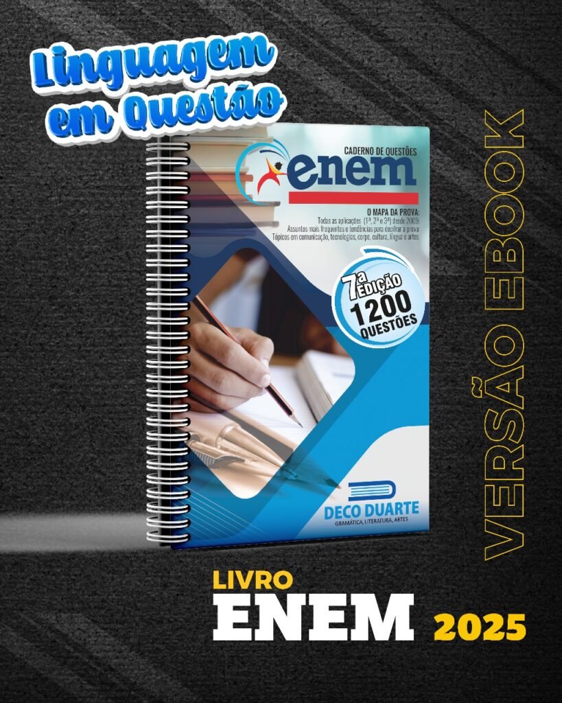 Livro de Questões do ENEM Deco Duarte 2024 1200 questões separadas por assunto